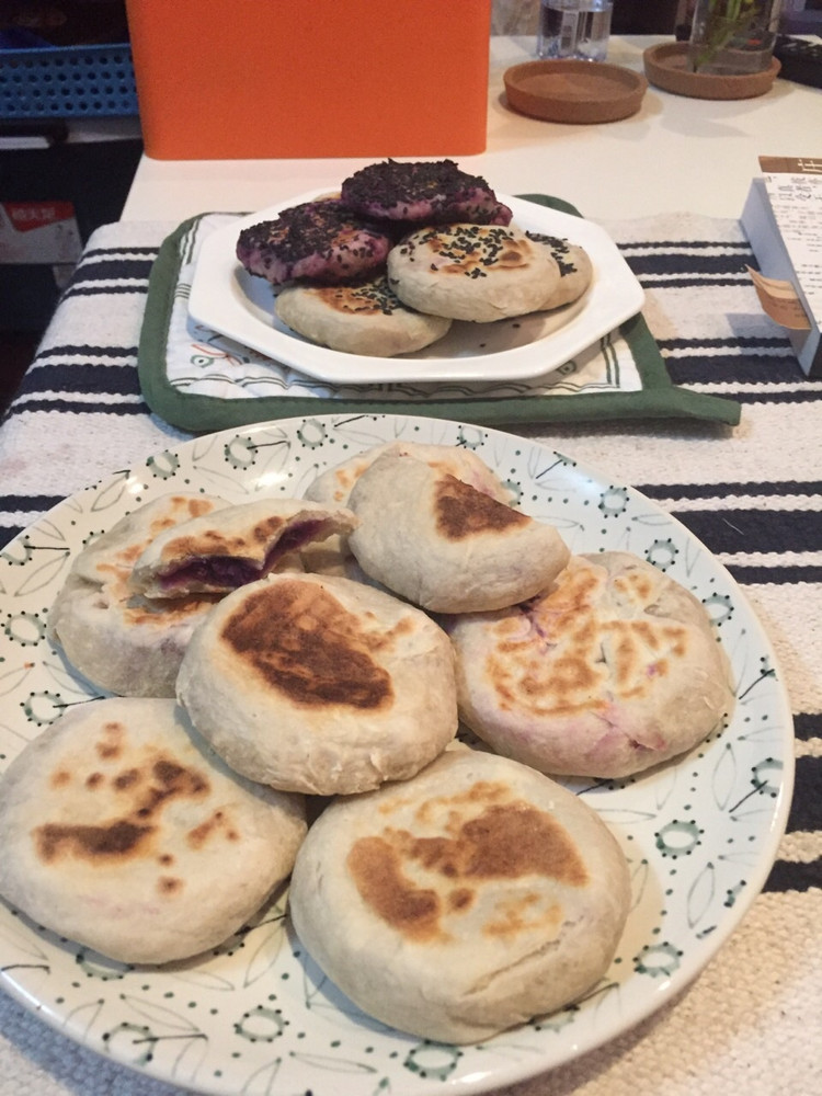 紫薯饼的做法