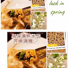 情(芹)深（参）满怀(槐)水饺