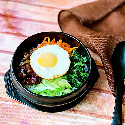 快手石锅拌饭