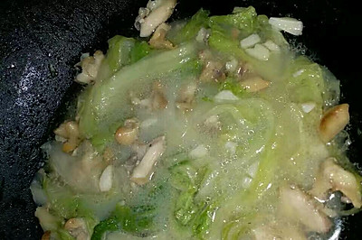 海螺肉炒白菜