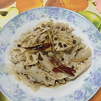 来一份炝莲藕的做法图解5