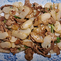 荸荠（马蹄）炒肉的做法图解8