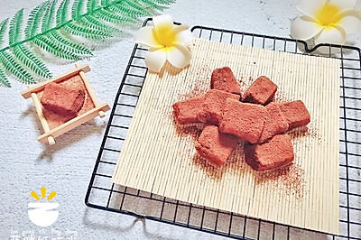 伪装成生巧的巧克力豆腐奶方