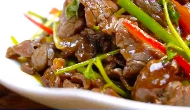 清炒牛肉