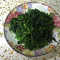 凉拌菠菜花生米的做法图解4