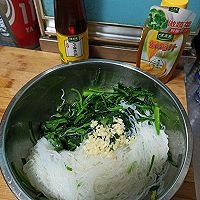 菠菜拌粉丝#太太乐鲜鸡汁芝麻香油#的做法图解6