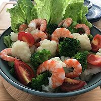 花菜虾仁沙拉#丘比沙拉汁#的做法图解3