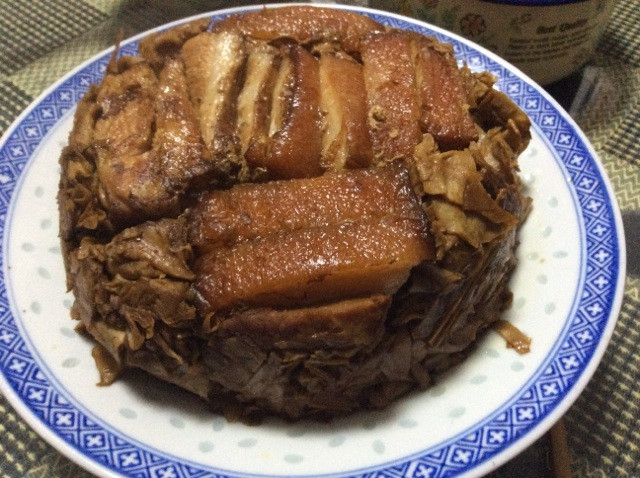 笋衣扣肉的做法