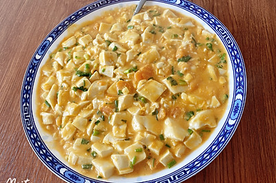咸蛋黄豆腐