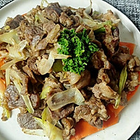葱椒羊肉的做法图解6