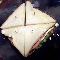 港式火腿三明治#肉肉厨的做法图解20