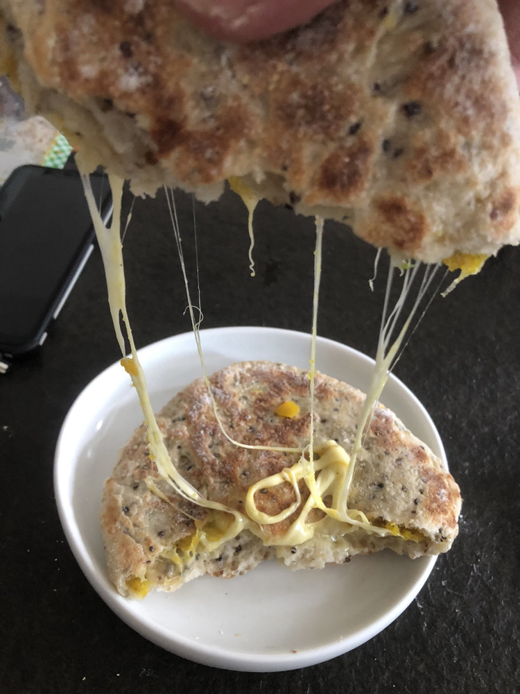 超级拉丝奶酪饼的做法