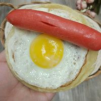 『宿舍藏锅系列』早餐饼的做法图解11