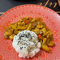 鸡肉咖喱饭的做法图解11