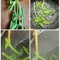 宝宝辅食～菠菜面的做法图解1