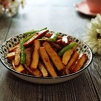 #一道菜表白豆果美食#芹菜炒豆干的做法图解11