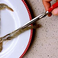 蒜泥开背虾（附：怎么处理虾）的做法图解5
