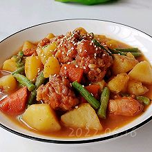 辣酱鸡块焖豆角