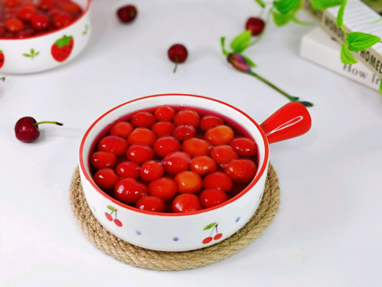 自制零添加樱桃罐头的做法