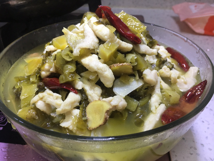 酸菜鸡丝的做法