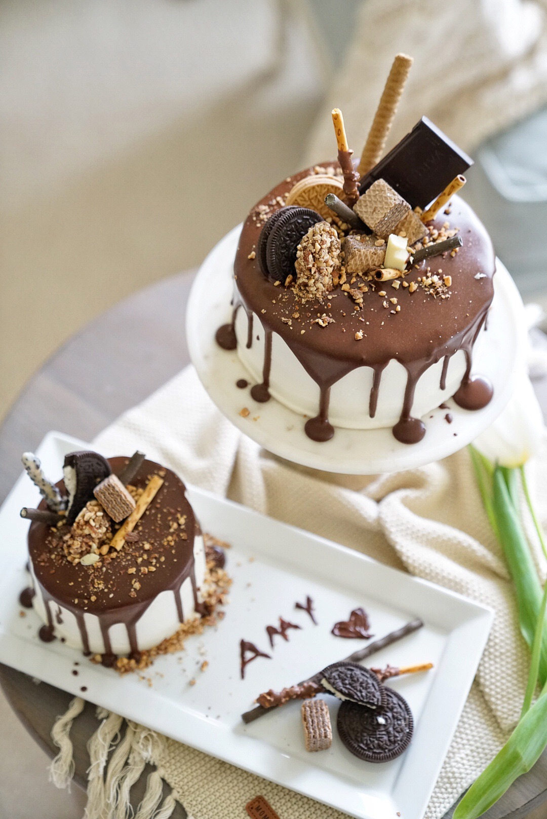 巧克力生日蛋糕的做法_【图解】巧克力生日蛋糕怎么做如何做好吃_巧克力生日蛋糕家常做法大全_洁zhen_豆果美食
