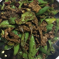 孜然炒青椒牛肉的做法图解7