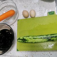 木耳黄瓜炒鸡蛋的做法图解1