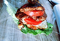 网红蔬菜鸡胸肉三明治（减肥福音）的做法