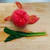 宝宝辅食——西红柿鸡蛋菠菜面的做法图解2
