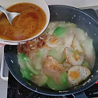 #太太乐鲜鸡汁玩转健康快手菜#超下饭的鹌鹑蛋炒丝瓜的做法图解12