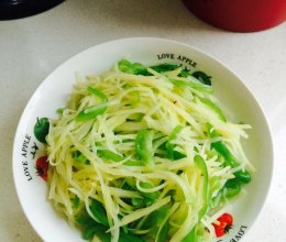 青椒土豆丝的做法