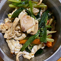 葱烧鱿鱼的做法图解6