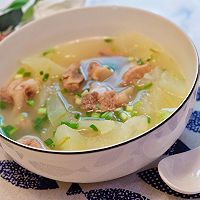 #一道菜表白豆果美食#冬天最暖心的冬瓜排骨汤的做法图解9