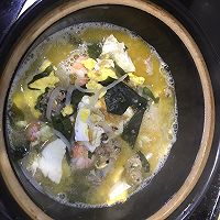 虾仁萝卜丝烩煎蛋裙带菜的做法图解5