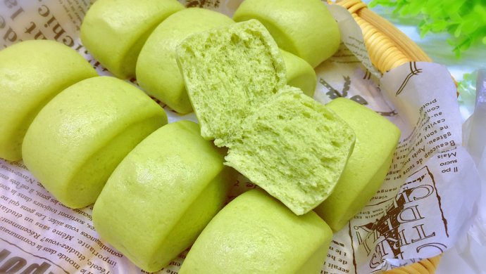 菠菜小馒头