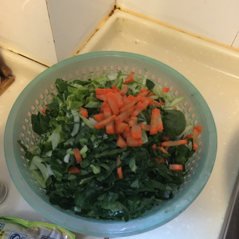 咸肉菜饭的做法图解2