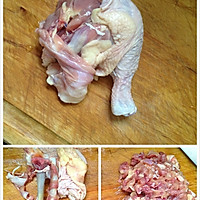金蒜鸡肉臊子凉拌面的做法图解1