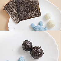 #monbento为减脂季撑腰#可爱卡通龙猫饭团便当饭盒的做法图解5