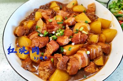 不炒糖色的下饭菜 红烧肉