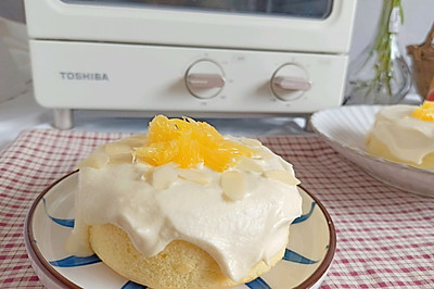 大橘奶盖蛋糕