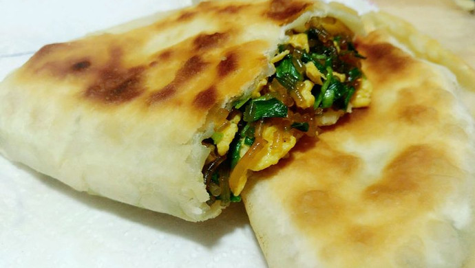 发面版 韭菜盒子