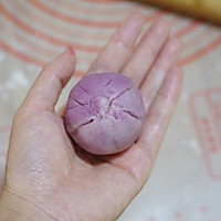 紫薯螺旋蛋黄酥的做法图解13