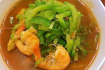 大虾炖萝卜丝