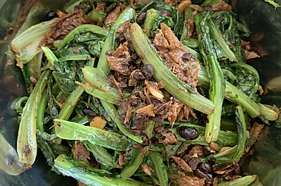 豆豉鲮鱼油麦菜