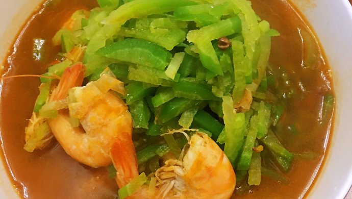 大虾炖萝卜丝