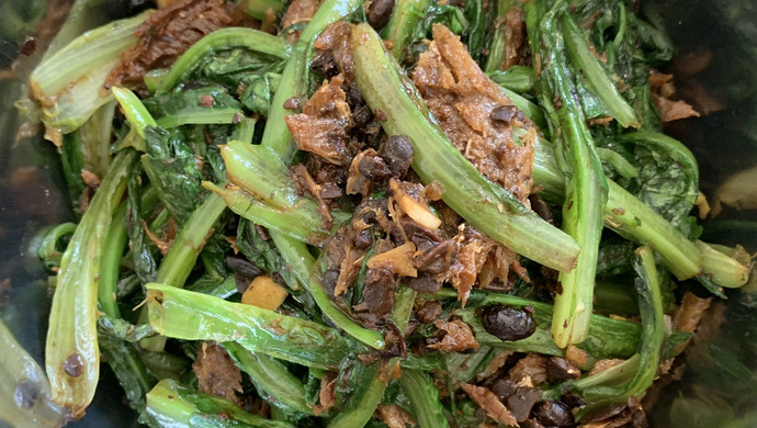 豆豉鲮鱼油麦菜