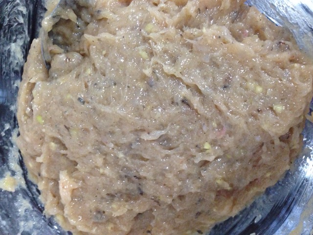 馄饨（鸡肉+虾肉馅）的做法图解5