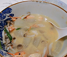 冬瓜菌菇汤的做法