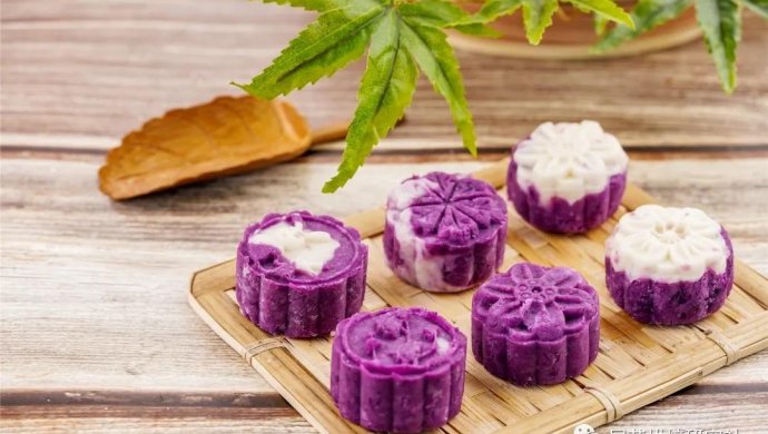 养生点心 | 紫薯山药糕