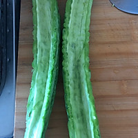 #夏日消暑，非它莫属#海兔爆炒苦瓜#消暑祛火美食的做法图解3